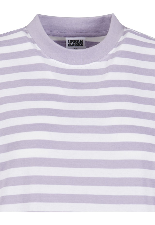URBAN CLASSICS Shirtkleid »Urban Classics Damen Ladies Oversized Striped Tee Dress« 1 tlg.