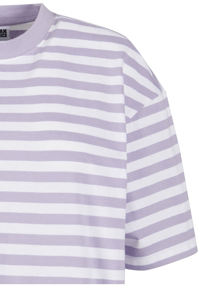 URBAN CLASSICS Shirtkleid »Urban Classics Damen Ladies Oversized Striped Tee Dress« 1 tlg.