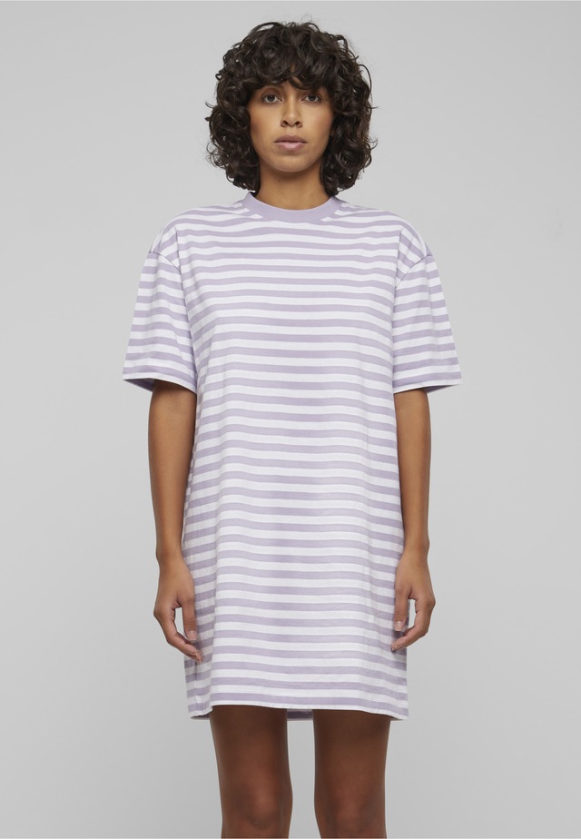 URBAN CLASSICS Shirtkleid »Urban Classics Damen Ladies Oversized Striped Tee Dress« 1 tlg.