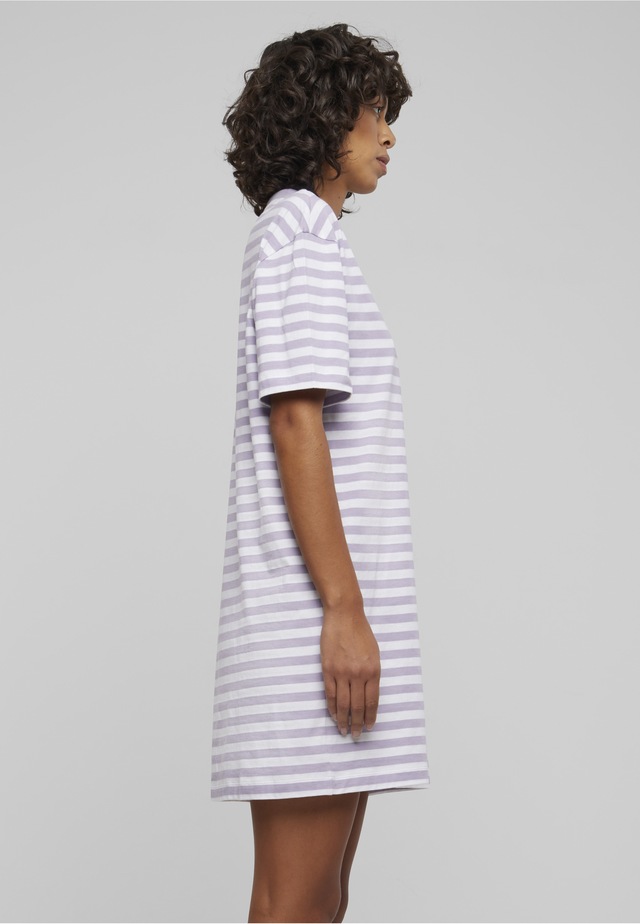 URBAN CLASSICS Shirtkleid »Urban Classics Damen Ladies Oversized Striped Tee Dress« 1 tlg.