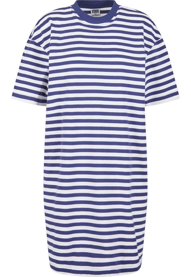 URBAN CLASSICS Shirtkleid »Urban Classics Damen Ladies Oversized Striped Tee Dress« 1 tlg.
