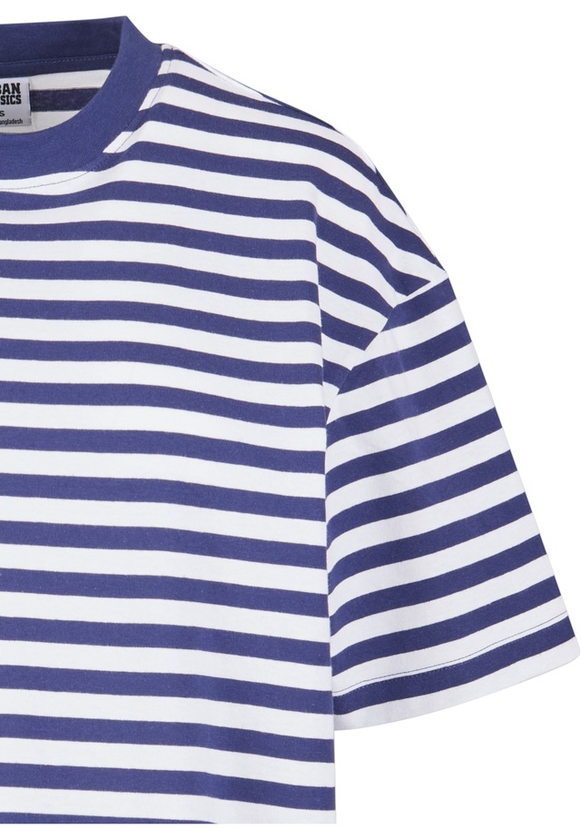 URBAN CLASSICS Shirtkleid »Urban Classics Damen Ladies Oversized Striped Tee Dress« 1 tlg.