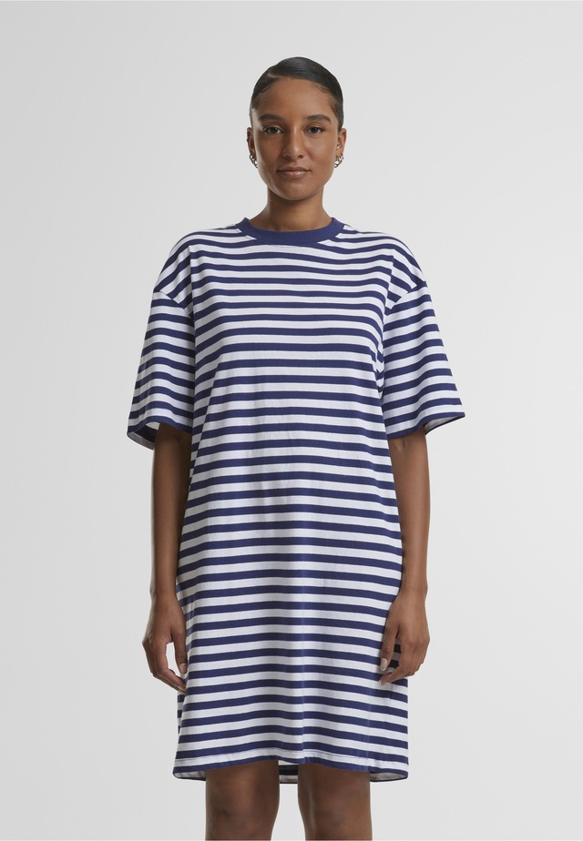 URBAN CLASSICS Shirtkleid »Urban Classics Damen Ladies Oversized Striped Tee Dress« 1 tlg.