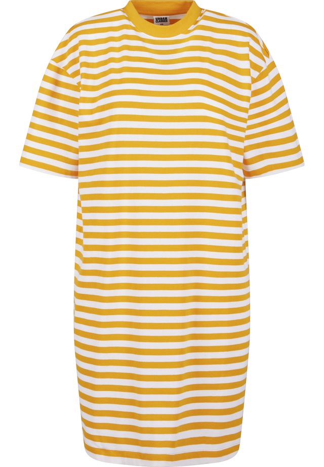 URBAN CLASSICS Shirtkleid »Urban Classics Damen Ladies Oversized Striped Tee Dress« 1 tlg.