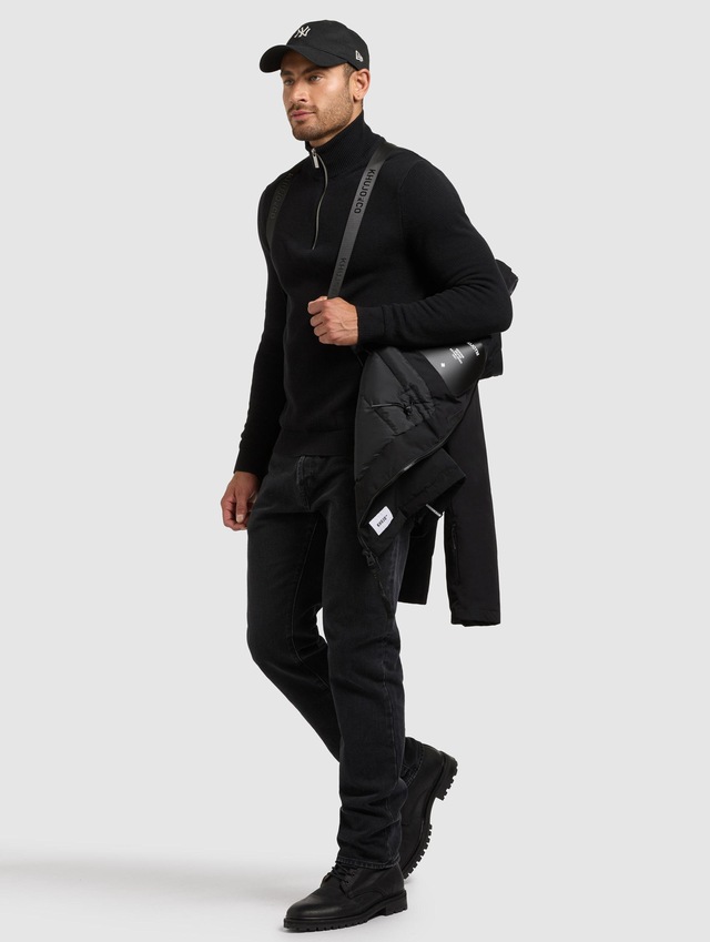 khujo Kurzmantel »Nedd« Kurzer Herren Parka mit innenliegenden Rucksack-Trägern