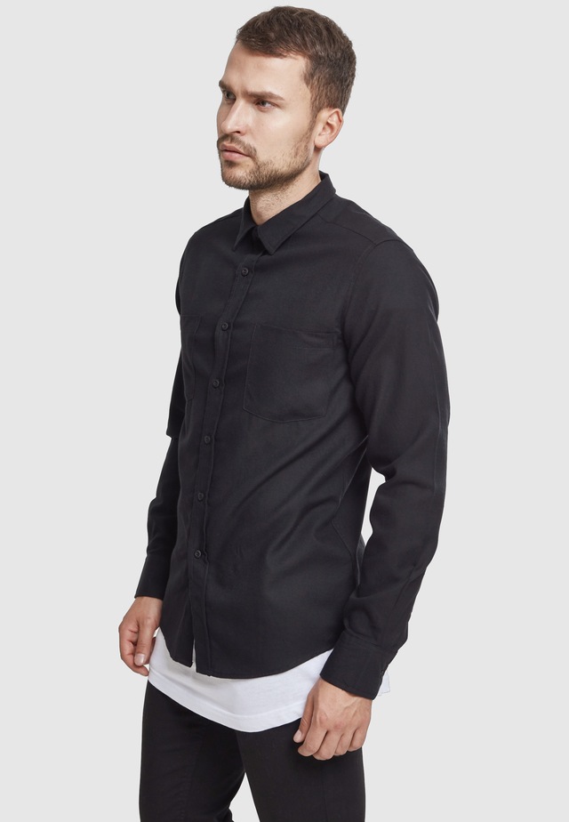 URBAN CLASSICS Kurzarmshirt »Urban Classics Herren Checked Flanell Shirt« 1 Stk.