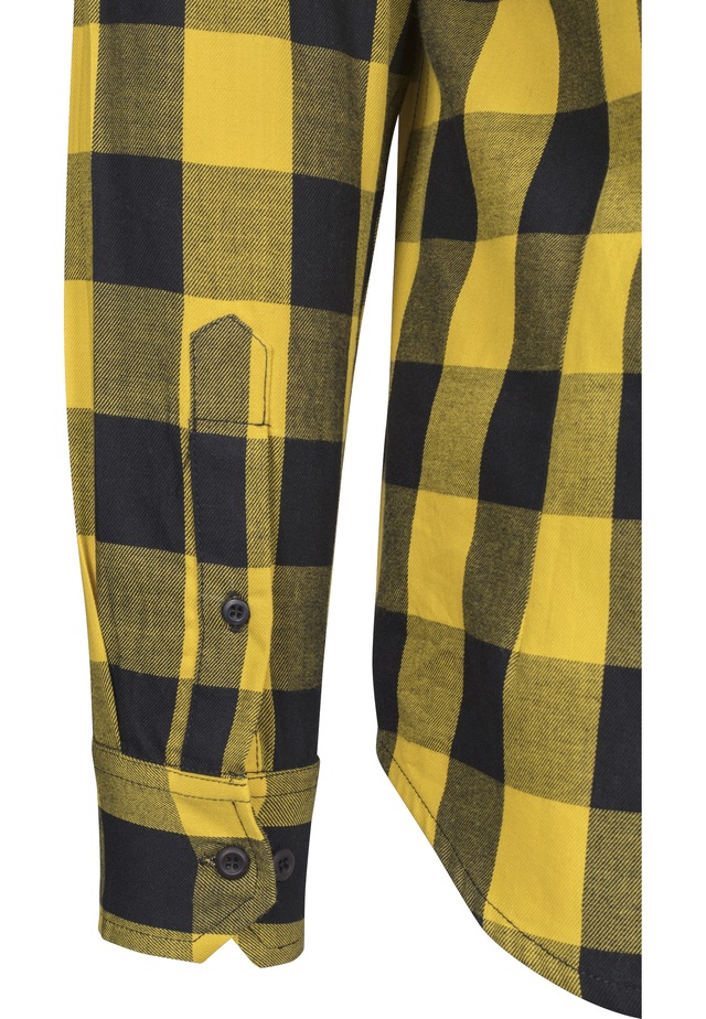 URBAN CLASSICS Kurzarmshirt »Urban Classics Herren Checked Flanell Shirt« 1 Stk.