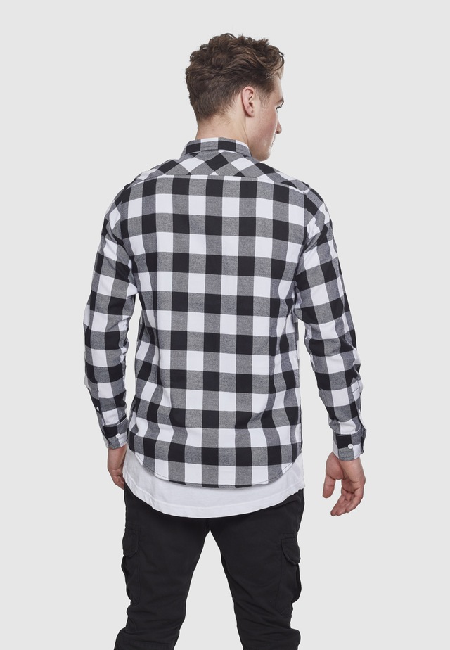 URBAN CLASSICS Kurzarmshirt »Urban Classics Herren Checked Flanell Shirt« 1 Stk.