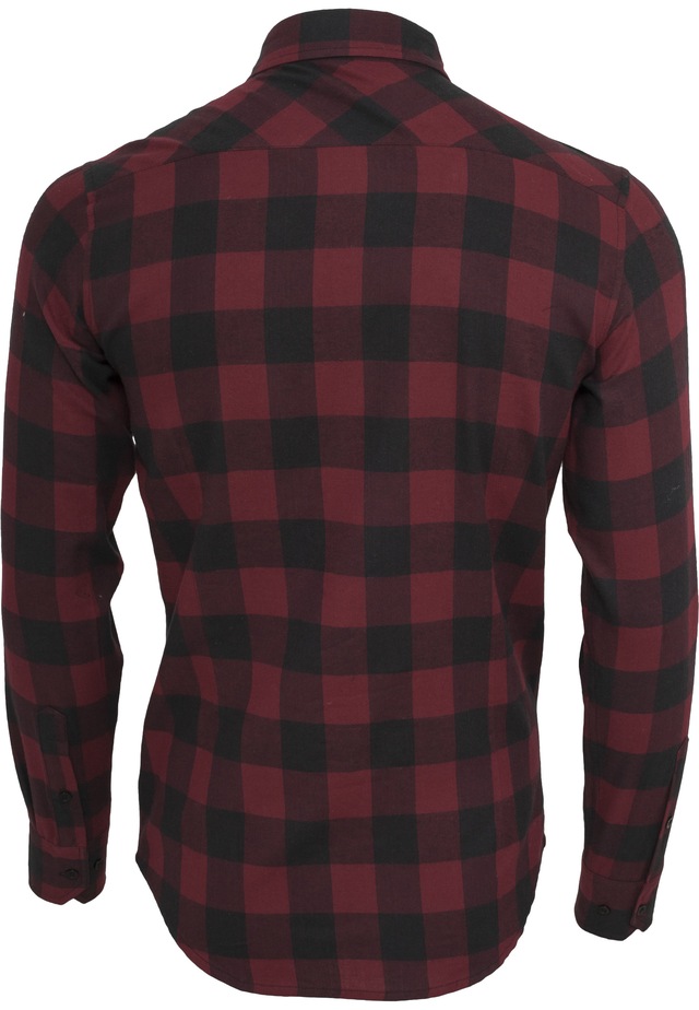 URBAN CLASSICS Kurzarmshirt »Urban Classics Herren Checked Flanell Shirt« 1 Stk.