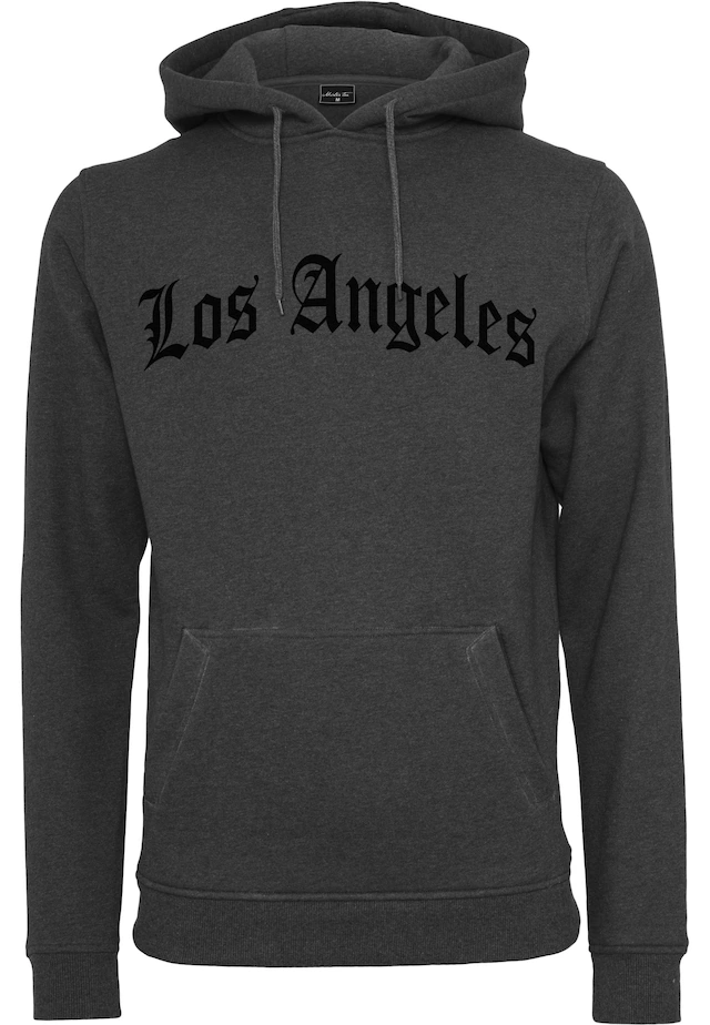 MisterTee Rundhalspullover »MisterTee Herren Los Angeles Wording Hoody« 1 Stk.