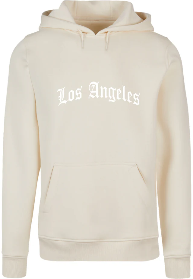 MisterTee Rundhalspullover »MisterTee Herren Los Angeles Wording Hoody« 1 Stk.
