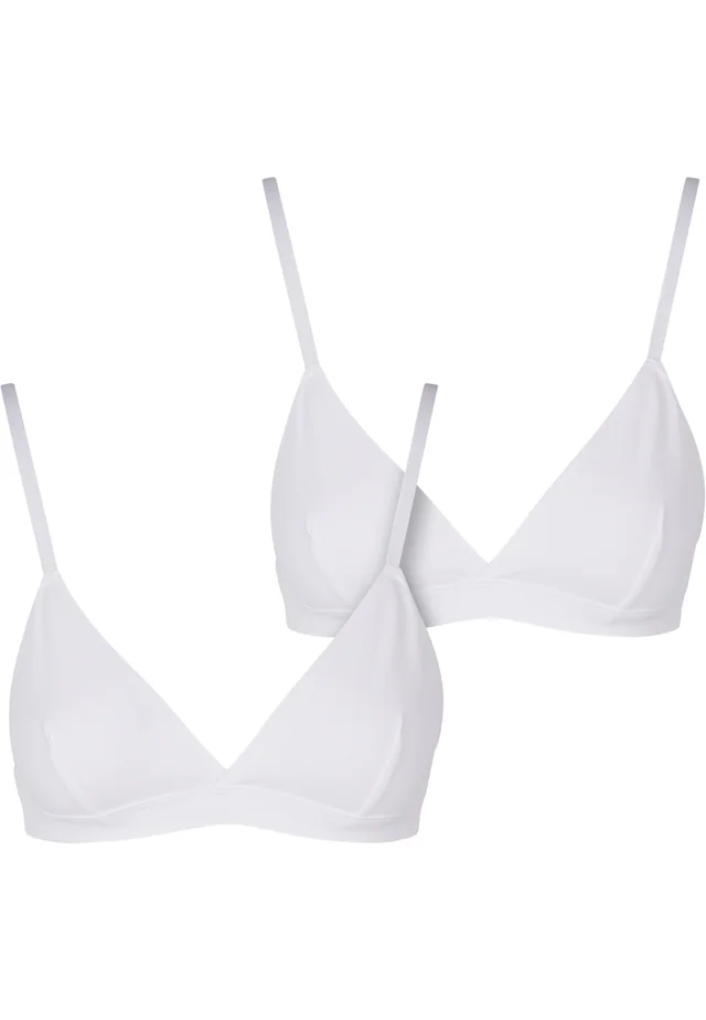 URBAN CLASSICS Sport-BH »Urban Classics Ladies Basic unpadded Bra 2-Pack«