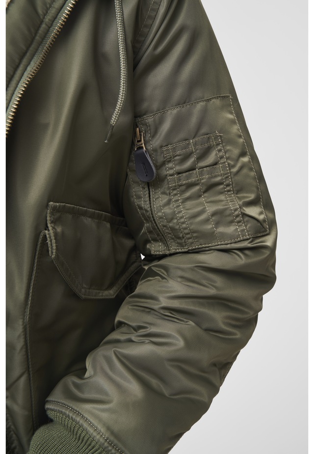 Brandit Bomberjacke »Brandit Herren CWU Jacket hooded« 1 Stk. tlg. mit Kapuze
