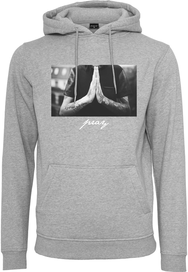 MisterTee Rundhalspullover »MisterTee Herren Pray Hoody« 1 Stk.
