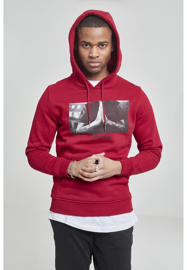 MisterTee Rundhalspullover »MisterTee Herren Pray Hoody« 1 Stk.