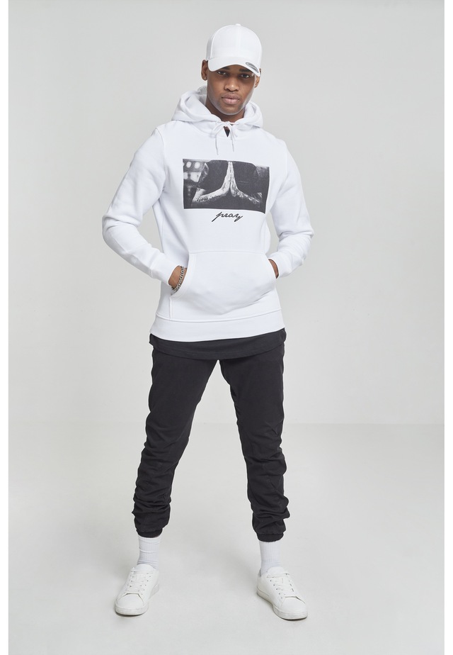 MisterTee Rundhalspullover »MisterTee Herren Pray Hoody« 1 Stk.