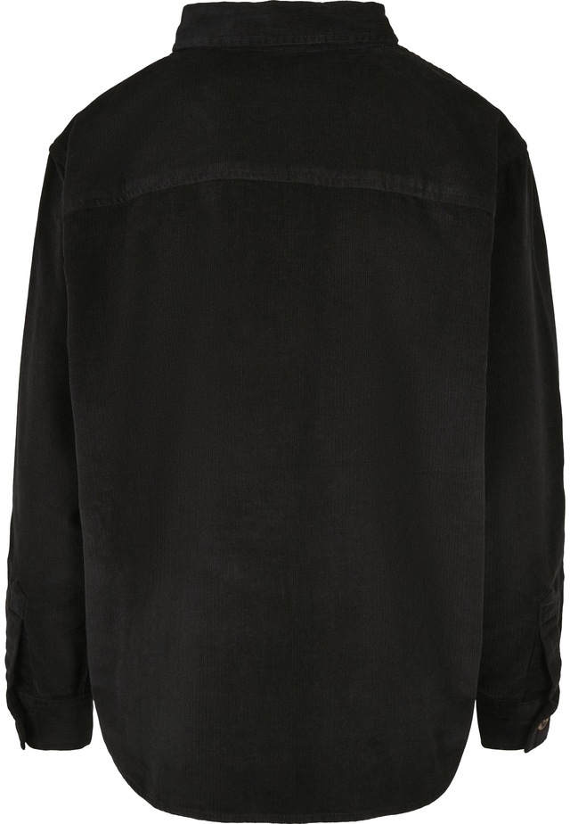 URBAN CLASSICS Langarmhemd »Urban Classics Damen Ladies Corduroy Oversized Shirt« 1 Stk.