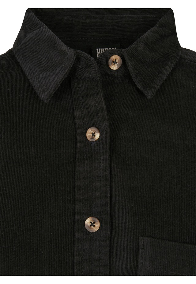 URBAN CLASSICS Langarmhemd »Urban Classics Damen Ladies Corduroy Oversized Shirt« 1 Stk.