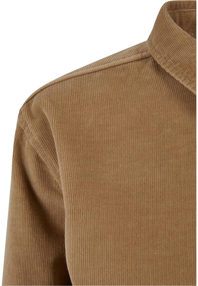 URBAN CLASSICS Langarmhemd »Urban Classics Damen Ladies Corduroy Oversized Shirt« 1 Stk.
