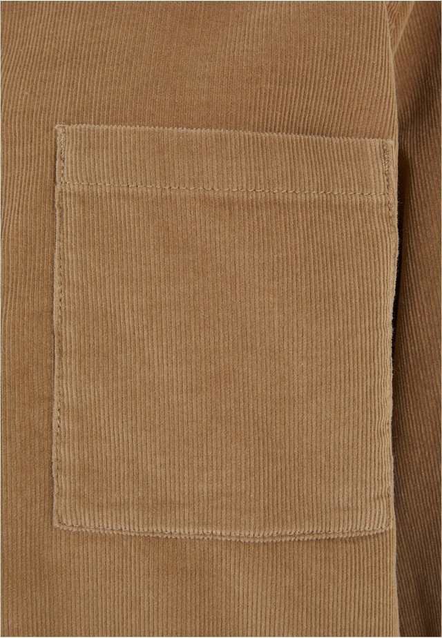 URBAN CLASSICS Langarmhemd »Urban Classics Damen Ladies Corduroy Oversized Shirt« 1 Stk.