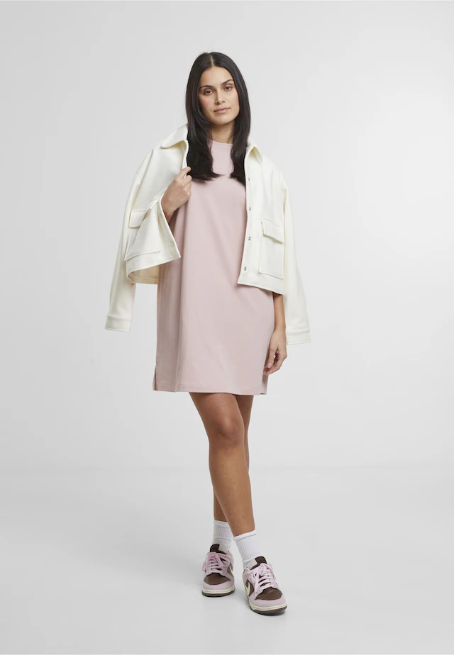 URBAN CLASSICS A-Linien-Kleid »Urban Classics Damen Ladies Organic Heavy Oversized Tee Dress« 1 tlg.