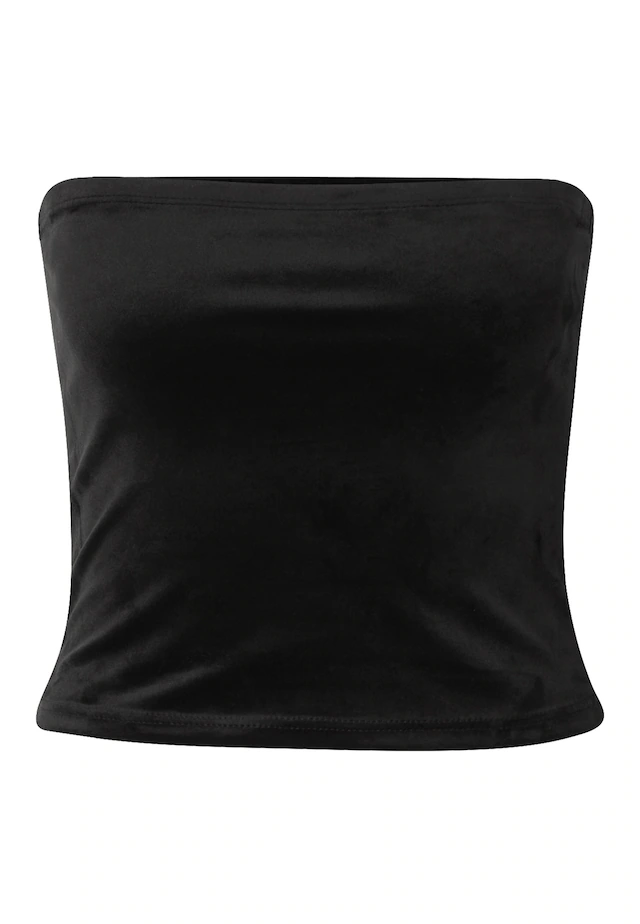 URBAN CLASSICS Sport-BH »Urban Classics Damen Ladies Short Velvet Tube Top«