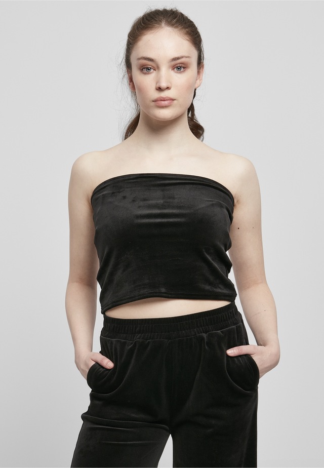 URBAN CLASSICS Sport-BH »Urban Classics Damen Ladies Short Velvet Tube Top«