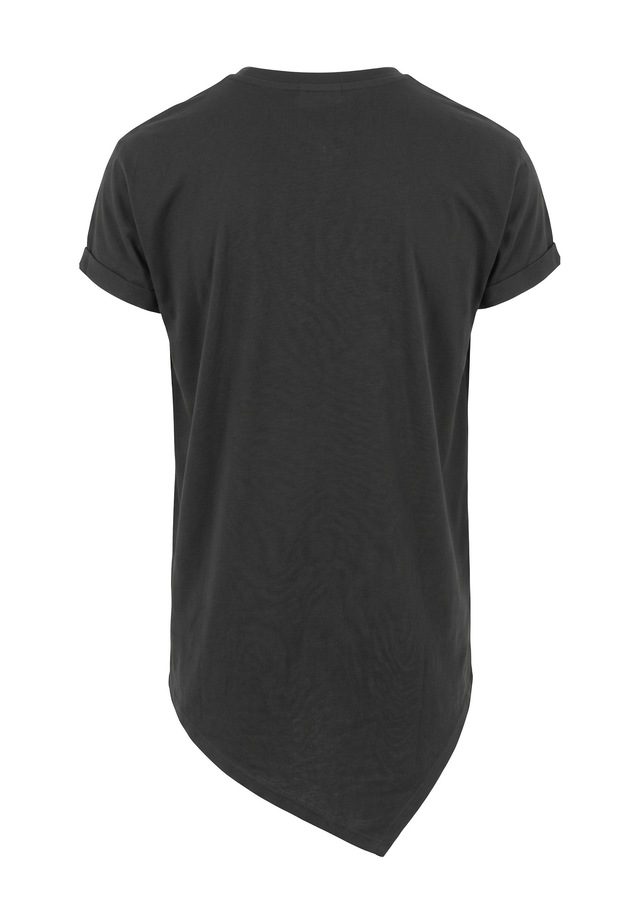 URBAN CLASSICS Longshirt »Urban Classics Herren Asymetric Long Tee« 1 Stk.