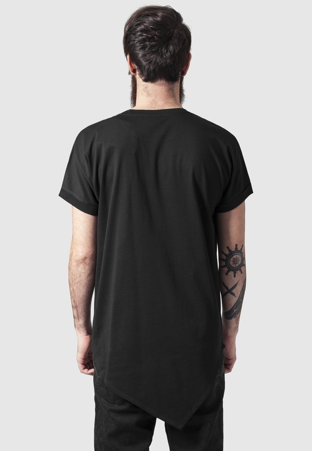 URBAN CLASSICS Longshirt »Urban Classics Herren Asymetric Long Tee« 1 Stk.