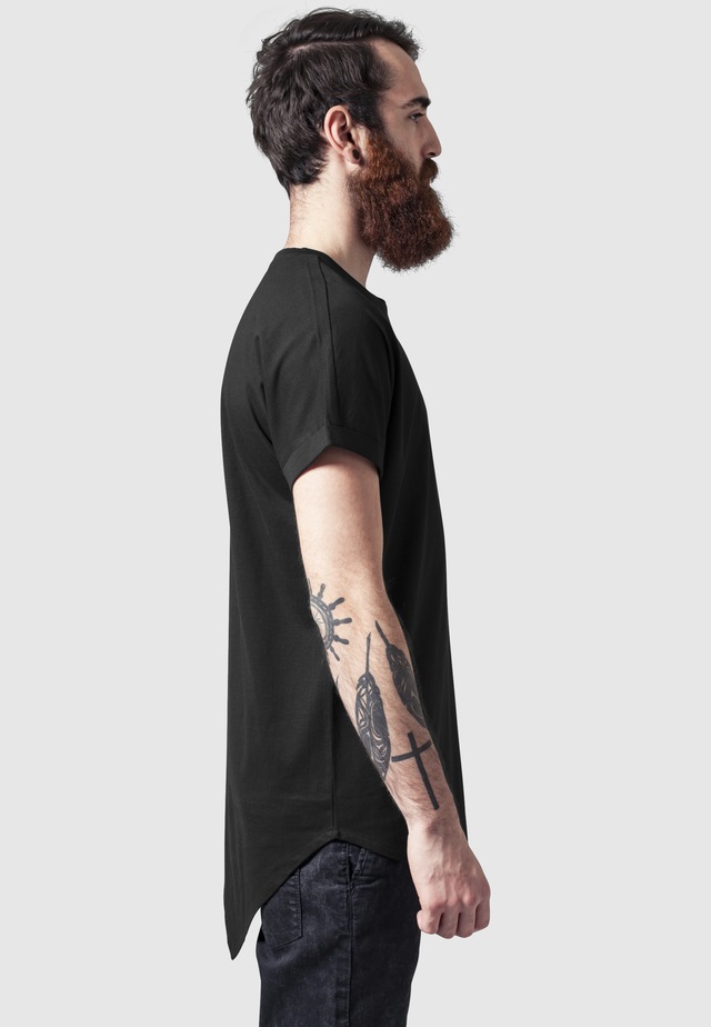 URBAN CLASSICS Longshirt »Urban Classics Herren Asymetric Long Tee« 1 Stk.
