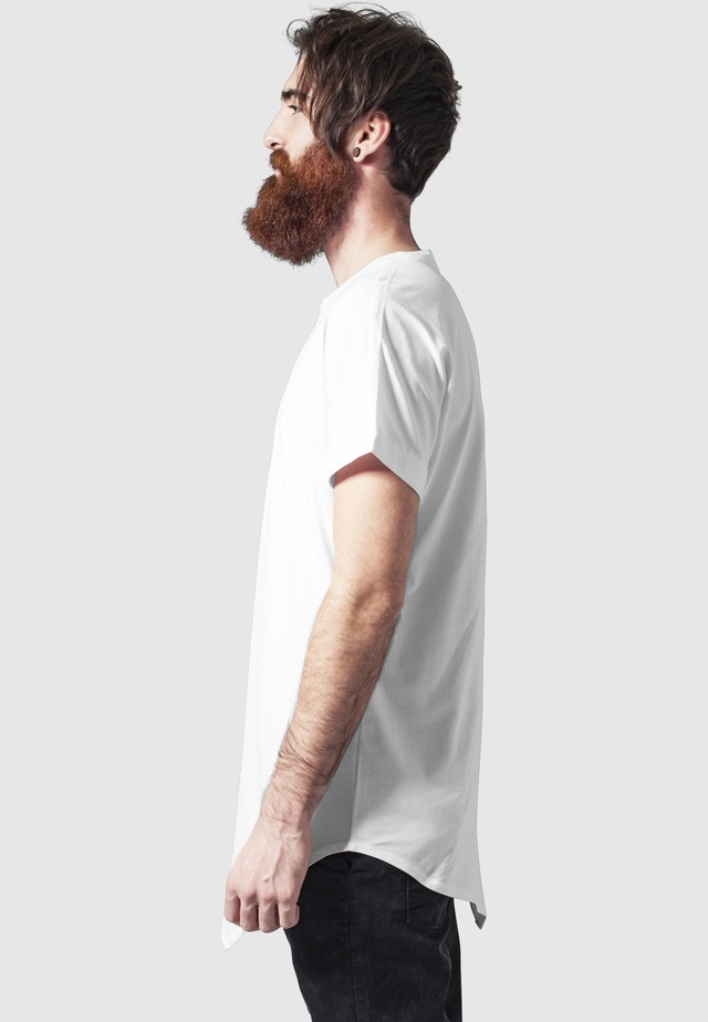 URBAN CLASSICS Longshirt »Urban Classics Herren Asymetric Long Tee« 1 Stk.