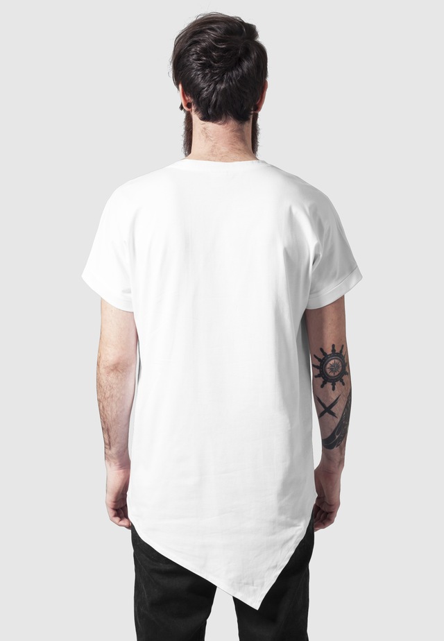 URBAN CLASSICS Longshirt »Urban Classics Herren Asymetric Long Tee« 1 Stk.