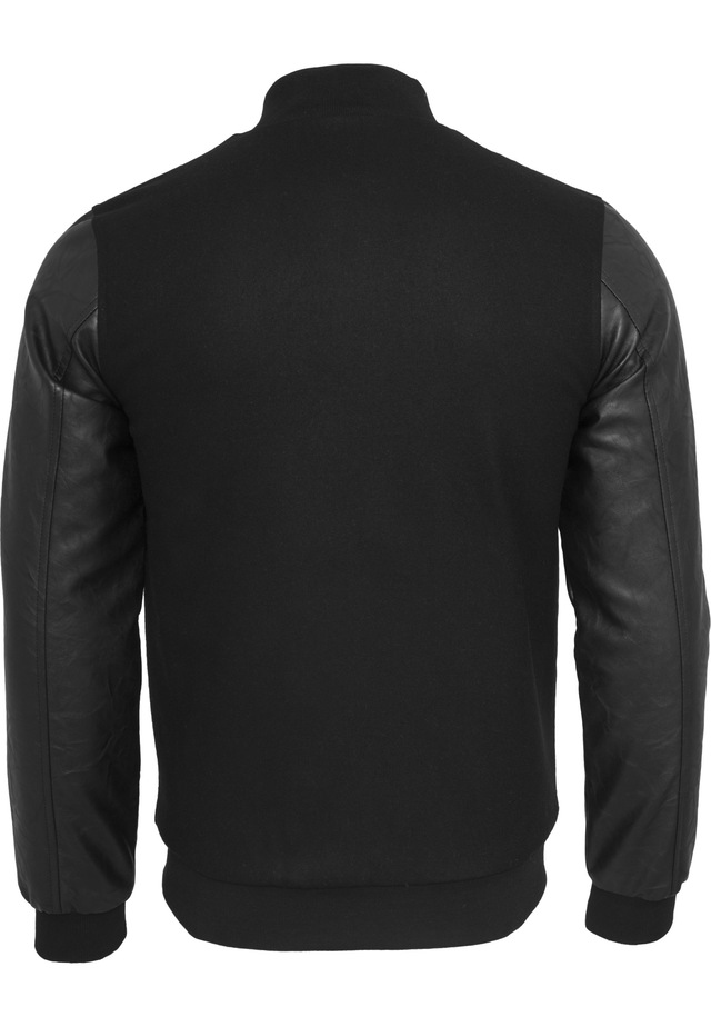 URBAN CLASSICS Allwetterjacke »Urban Classics Herren Oldschool College Jacket« 1 Stk. tlg. ohne Kapuze