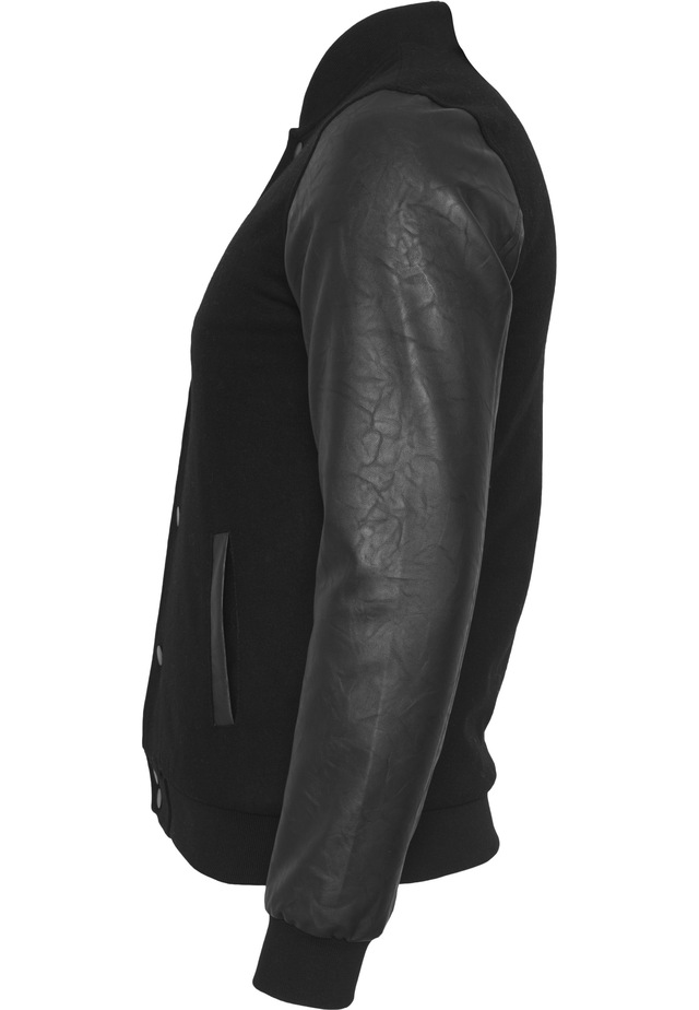 URBAN CLASSICS Allwetterjacke »Urban Classics Herren Oldschool College Jacket« 1 Stk. tlg. ohne Kapuze