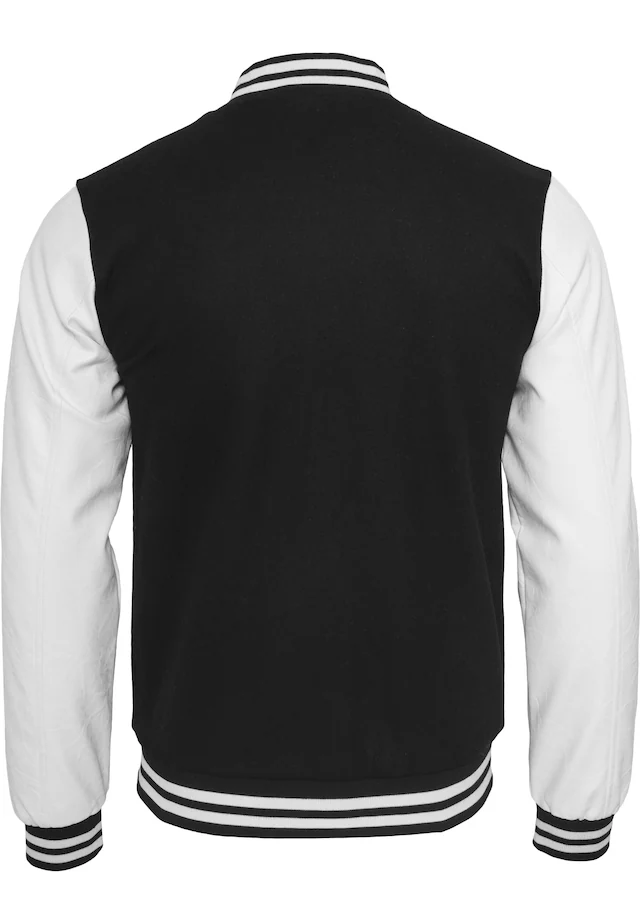 URBAN CLASSICS Allwetterjacke »Urban Classics Herren Oldschool College Jacket« 1 Stk. tlg. ohne Kapuze