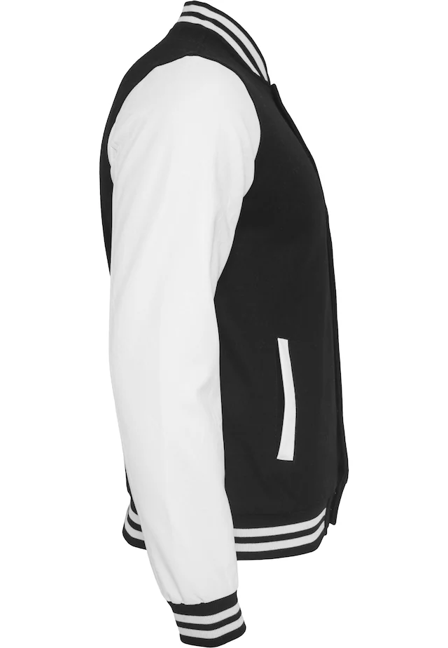 URBAN CLASSICS Allwetterjacke »Urban Classics Herren Oldschool College Jacket« 1 Stk. tlg. ohne Kapuze