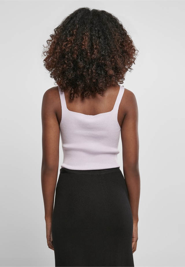 URBAN CLASSICS Tanktop »Urban Classics Damen Ladies Cropped Knit Top« 1 Stk.
