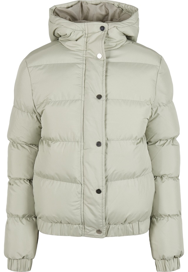 URBAN CLASSICS Winterjacke »Urban Classics Damen Ladies Hooded Puffer Jacket« 1 Stk. tlg. mit Kapuze