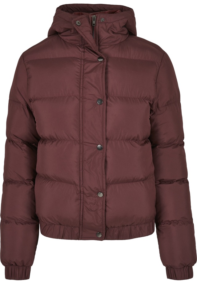 URBAN CLASSICS Winterjacke »Urban Classics Damen Ladies Hooded Puffer Jacket« 1 Stk. tlg. mit Kapuze