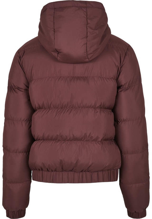 URBAN CLASSICS Winterjacke »Urban Classics Damen Ladies Hooded Puffer Jacket« 1 Stk. tlg. mit Kapuze