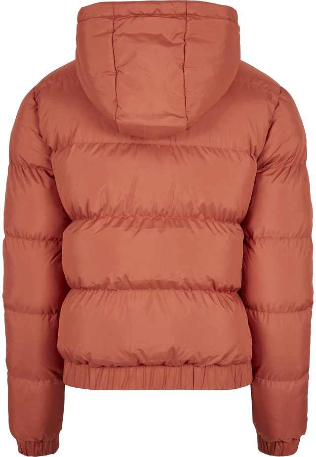 URBAN CLASSICS Winterjacke »Urban Classics Damen Ladies Hooded Puffer Jacket« 1 Stk. tlg. mit Kapuze