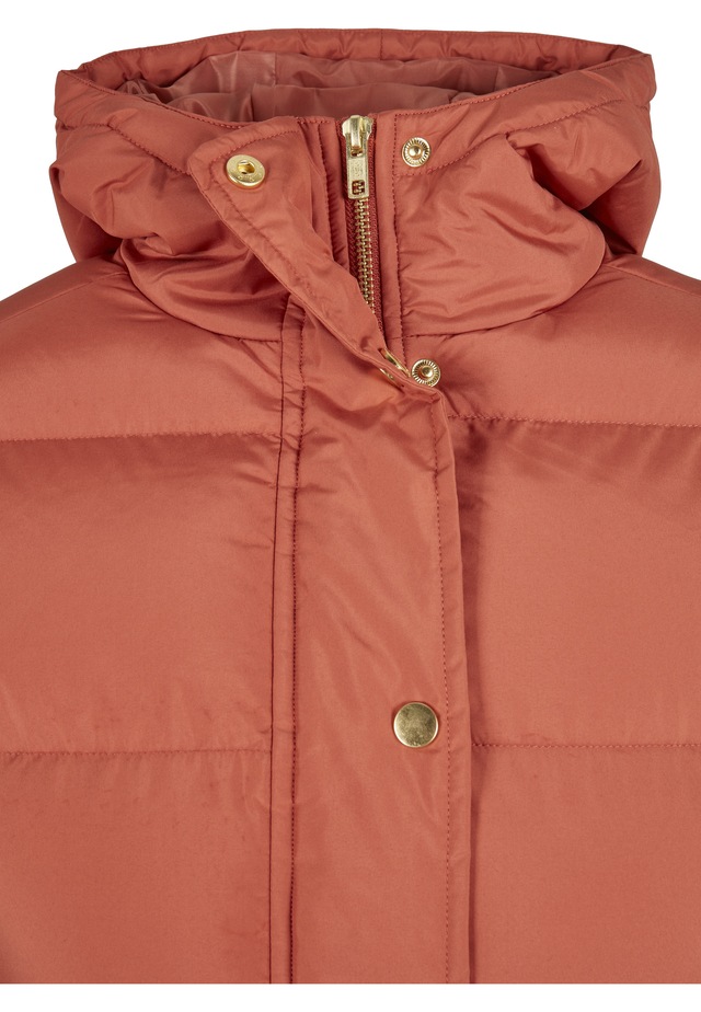 URBAN CLASSICS Winterjacke »Urban Classics Damen Ladies Hooded Puffer Jacket« 1 Stk. tlg. mit Kapuze