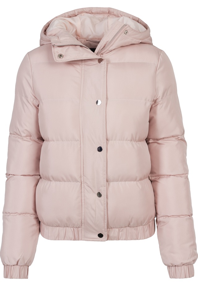 URBAN CLASSICS Winterjacke »Urban Classics Damen Ladies Hooded Puffer Jacket« 1 Stk. tlg. mit Kapuze