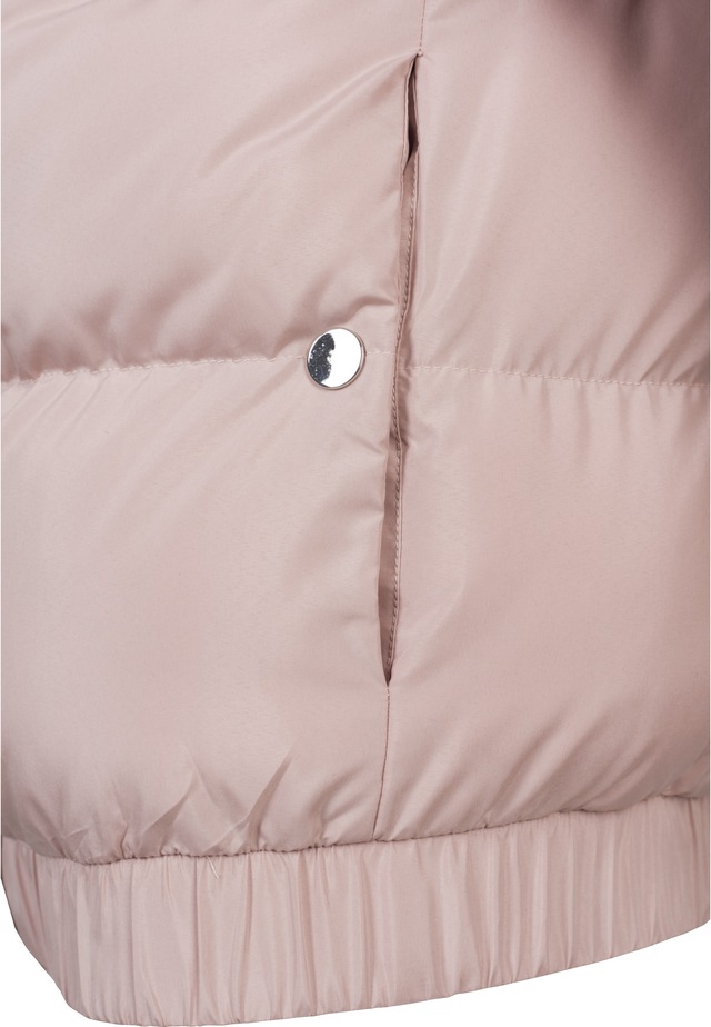 URBAN CLASSICS Winterjacke »Urban Classics Damen Ladies Hooded Puffer Jacket« 1 Stk. tlg. mit Kapuze