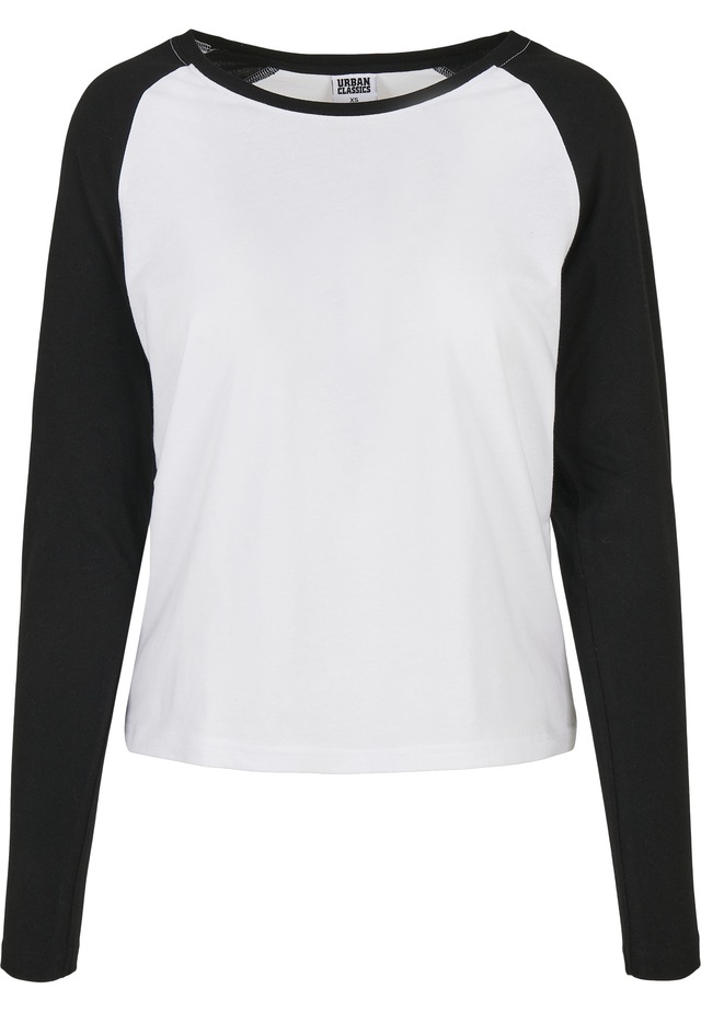 URBAN CLASSICS Langarmshirt »Urban Classics Damen Ladies Contrast Raglan Longsleeve« 1 Stk.