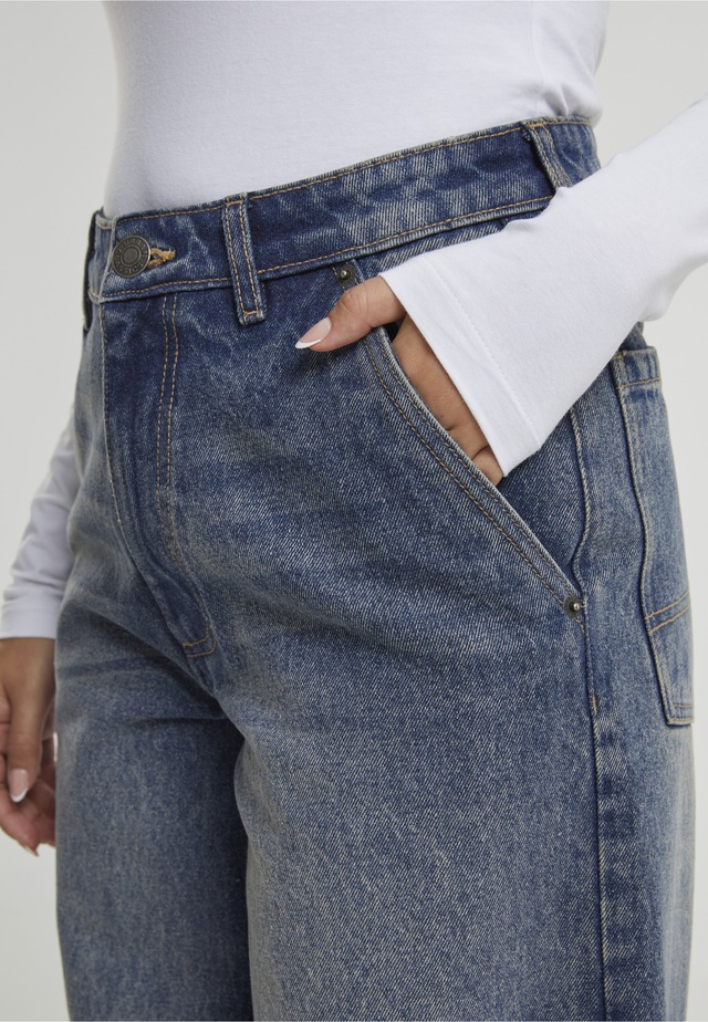 URBAN CLASSICS Bequeme Jeans »Urban Classics Ladies Tapered Baggy Jeans«