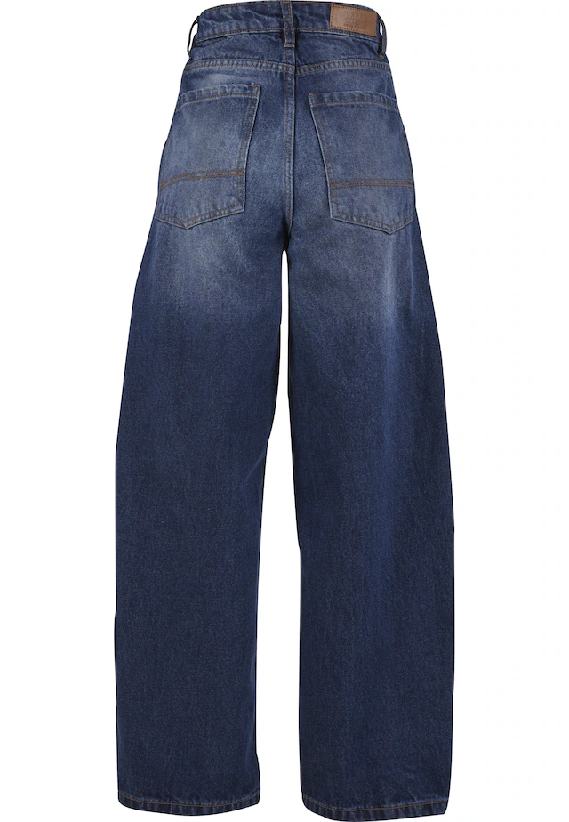 URBAN CLASSICS Bequeme Jeans »Urban Classics Ladies Tapered Baggy Jeans«