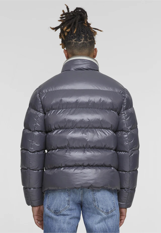 URBAN CLASSICS Winterjacke »Urban Classics Recycled Zip neck Puffer Jacket« 1 Stk. tlg. ohne Kapuze
