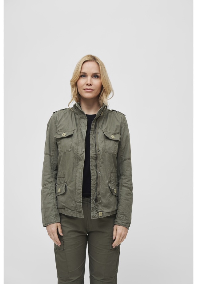 Brandit Allwetterjacke »Brandit Damen Ladies Britannia Jacket« 1 Stk. tlg. ohne Kapuze