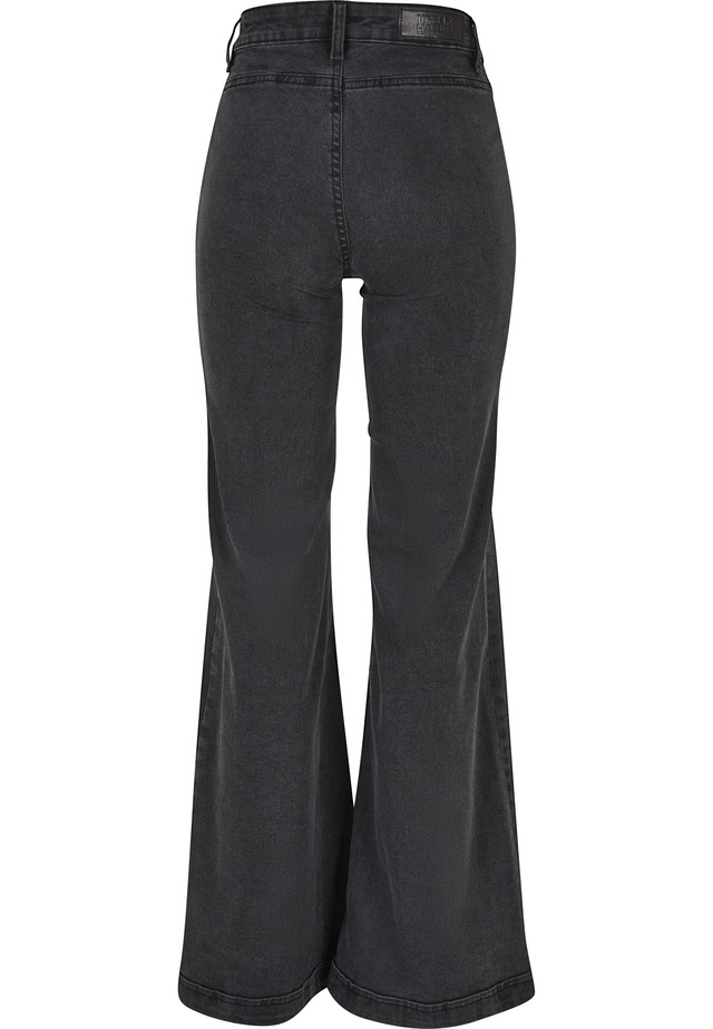 URBAN CLASSICS Straight-Jeans »Urban Classics Damen Ladies Vintage Flared Denim Pants« 1 Stk.